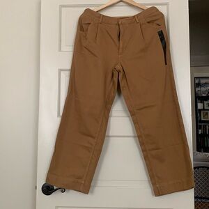 NWT Khaki twill wide leg pants - Banana Republic